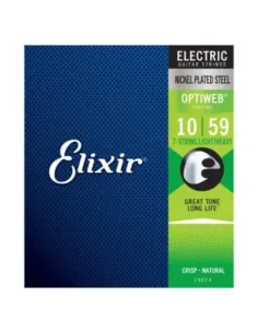 Juego 7 Cuerdas Eléctrica Elixir Optiweb 19074 (010-059) 2