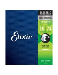 Juego 8 Cuerdas Eléctrica Elixir Optiweb 19062 (010-074) 2