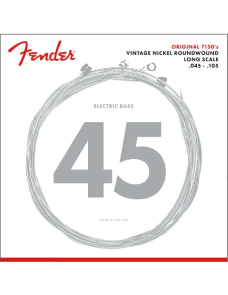 Juego Cuerdas Bajo Eléctrico Fender 7150-M Original 45-105
