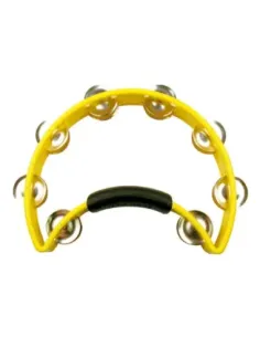 Pandereta Media Luna Tay-E TB-MIB Amarilla 2