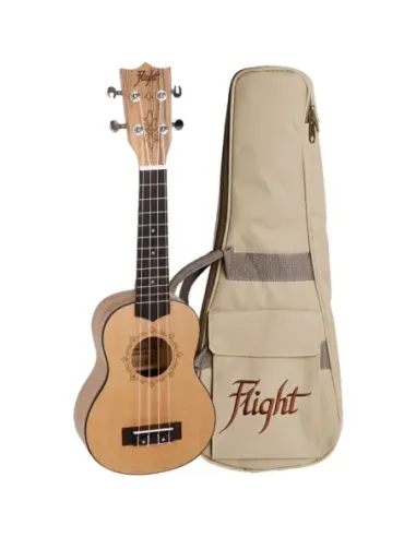 Ukelele Soprano Flight DUS-320 Designer Zebrano