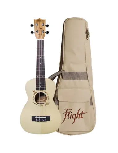 Ukelele Concert Flight DUC-325 Designer Zebrano