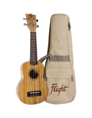 Ukelele Soprano Flight DUS-322 Designer Zebrano
