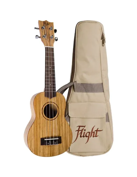 Ukelele Soprano Flight DUS-322 Designer Zebrano