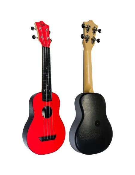 Ukelele Soprano Flight TUS-35RD Travel Rojo