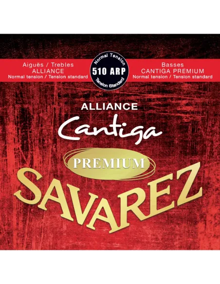 Juego Savarez Alliance Cantiga Premium Roja Clasica 510-ARP