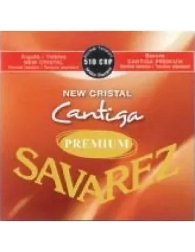 Juego Savarez New Crystal Cantiga Premium Roja Clasica 510-CRP