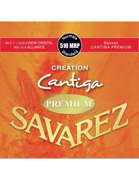 Juego Savarez Creation Cantiga Premium Roja Clasica 510-MRP