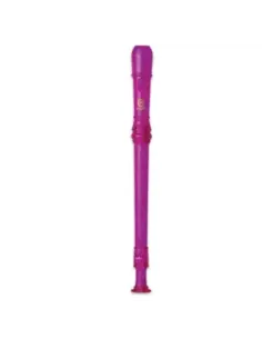 Flauta Dulce Soprano Digitación Barroca Angel ASRB-251PR Plástico Púrp 2