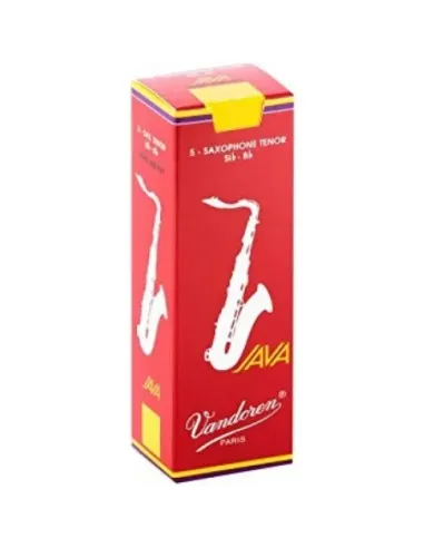 Caja 5 Cañas Saxo Tenor Vandoren Java 2 caja roja