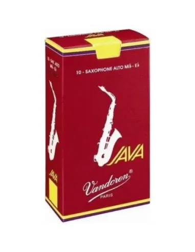 Caja 10 Cañas Saxo Alto Vandoren Java 3½ caja roja