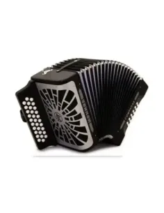 Acordeón FBbEb Hohner Compadre A-48421 Negro 2