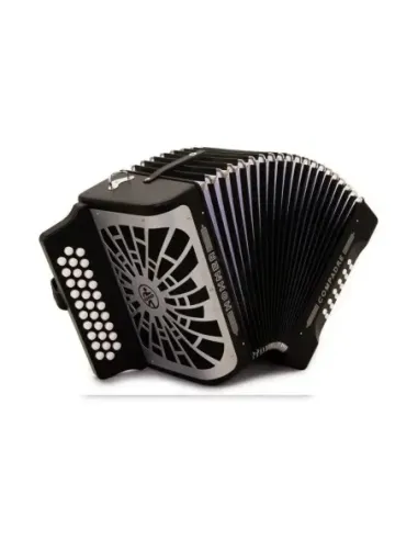 Acordeón FBbEb Hohner Compadre A-48421 Negro