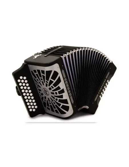 Acordeón FBbEb Hohner Compadre A-48421 Negro