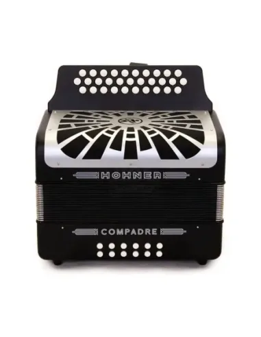 Acordeón FBbEb Hohner Compadre A-48421 Negro