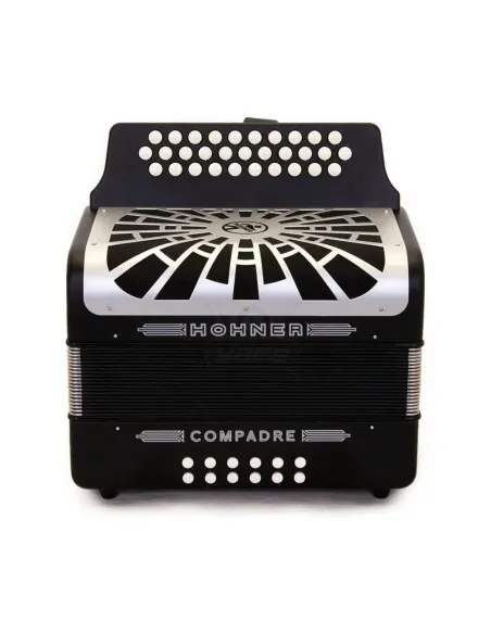 Acordeón FBbEb Hohner Compadre A-48421 Negro