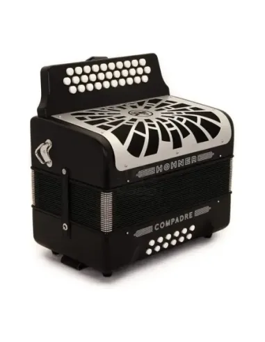 Acordeón FBbEb Hohner Compadre A-48421 Negro