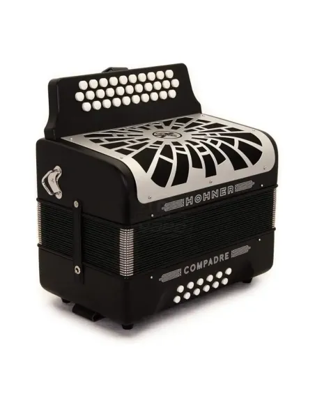 Acordeón FBbEb Hohner Compadre A-48421 Negro