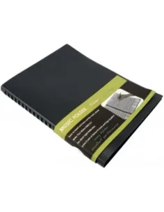 Libreta Anillas Fundas Transparentes Agifty F-1020 Coral
