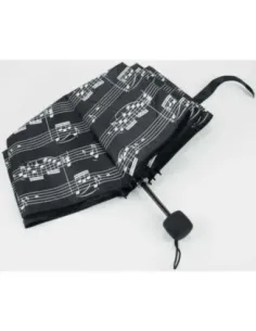 Mini Paraguas Notas Agifty U-2000 Negro 2