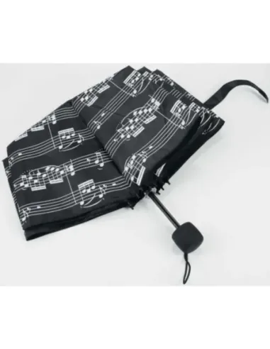 Mini Paraguas Notas Agifty U-2000 Negro