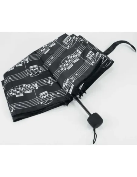 Mini Paraguas Notas Agifty U-2000 Negro