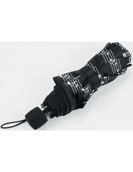 Mini Paraguas Notas Agifty U-2000 Negro