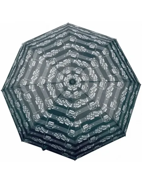 Mini Paraguas Notas Agifty U-2000 Negro