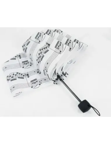 Mini Paraguas Notas Agifty U-2001 Blanco