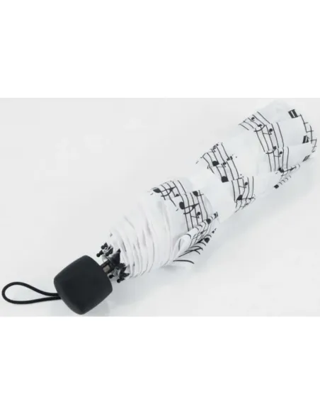 Mini Paraguas Notas Agifty U-2001 Blanco