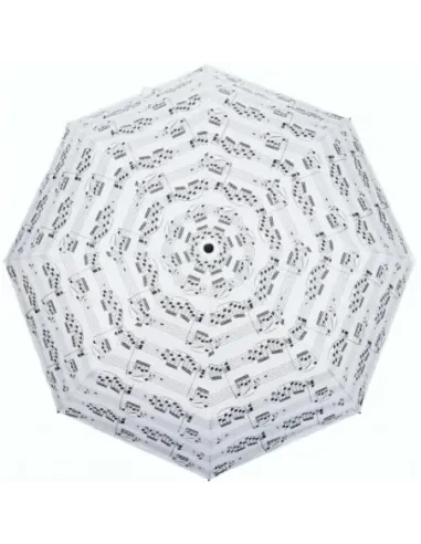 Mini Paraguas Notas Agifty U-2001 Blanco