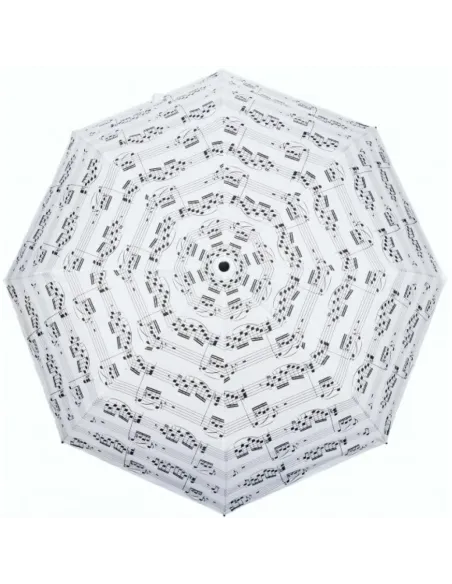 Mini Paraguas Notas Agifty U-2001 Blanco