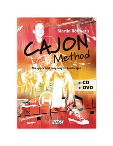 Método Cajón Flamenco Martin Röttger + CD + DVD EH-3767