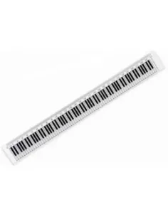 Regla 30 cm transparente teclado Agifty R-1026