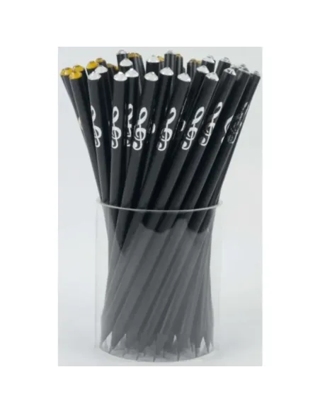 Lápiz Clave De Sol Plateada En Relieve Agifty B-1113