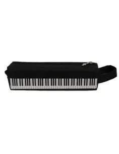 Estuche Escolar Teclado Agifty P-1027 Negro 2