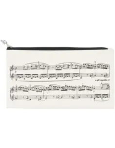 Estuche Escolar Pentagrama Agifty P-1028 Blanco