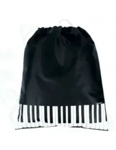 Bolsa Tipo Saco Teclas Piano Agifty B-3025 Negra