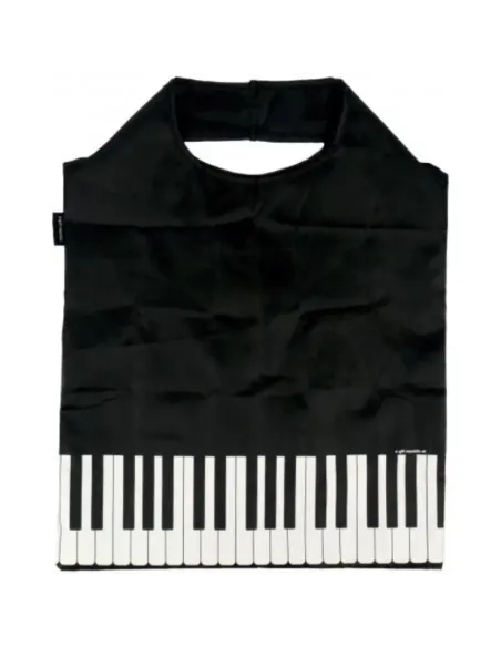 Bolsa Mini Shopper Teclas Piano Agifty B-3031 Negra