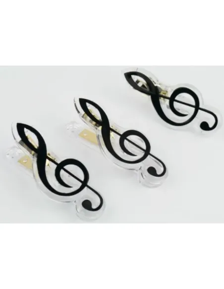 Clip Clave De Sol Agifty C-1064 Negro 7cm