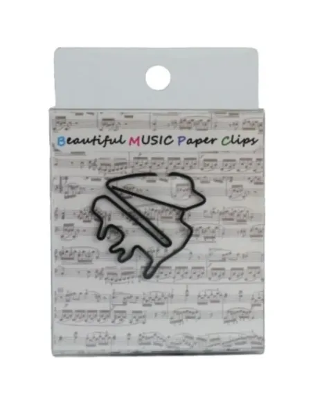Pack 15 Clips Piano Agifty C-1015 Negro 3,5cm