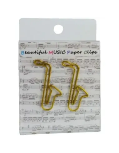 Pack 15 Clips Saxo Agifty C-1049 Dorado 3,7cm