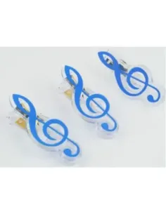 Clip Clave De Sol Agifty C-1007 Azul 7cm
