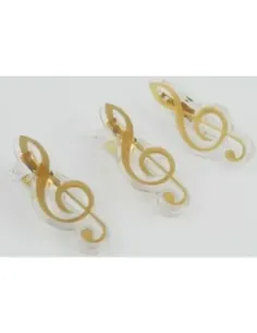 Clip Clave De Sol Agifty C-1065 Dorado 7cm