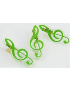 Clip Clave De Sol Agifty C-1066 Verde 7cm