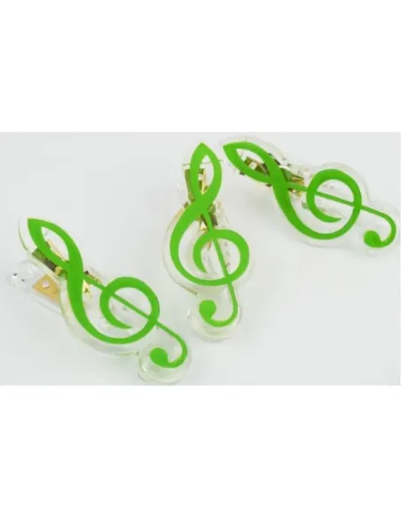Clip Clave De Sol Agifty C-1066 Verde 7cm