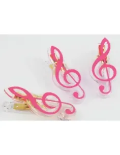 Clip Clave De Sol Agifty C-1067 Rosa 7cm