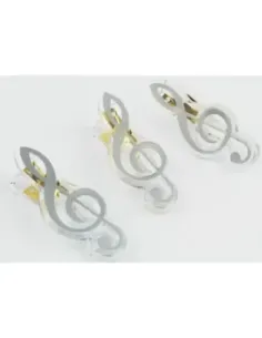 Clip Clave De Sol Agifty C-1068 Plateado 7cm