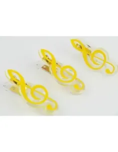 Clip Clave De Sol Agifty C-1069 Amarillo 7cm