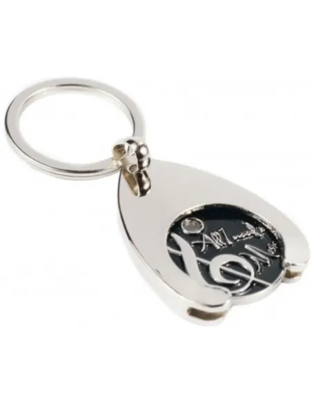 Llavero Porta Moneda Clave de Sol Agifty K-1045